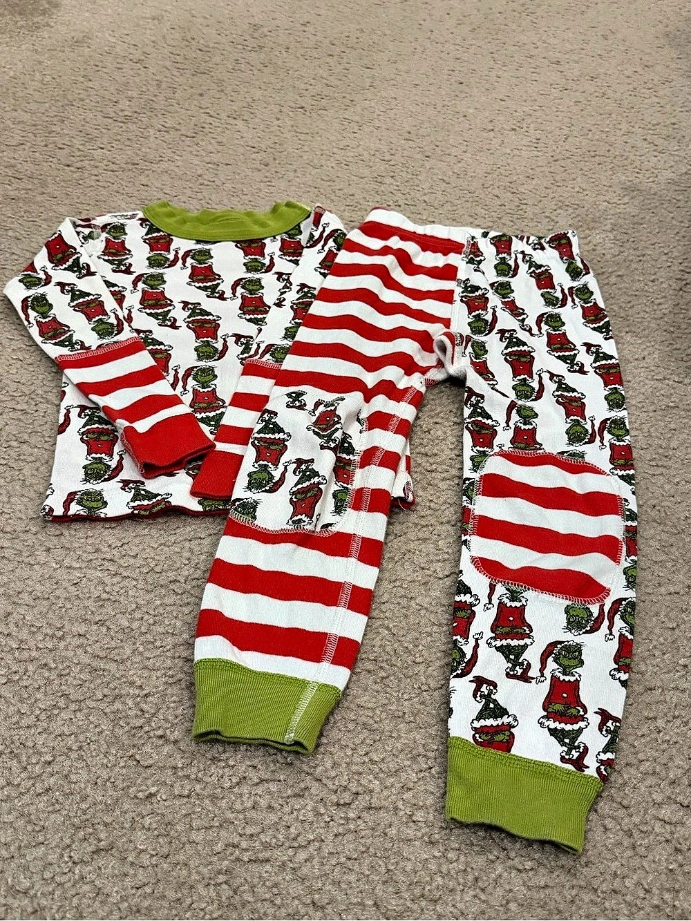 Hannah Andersson grinch Pajamas Set